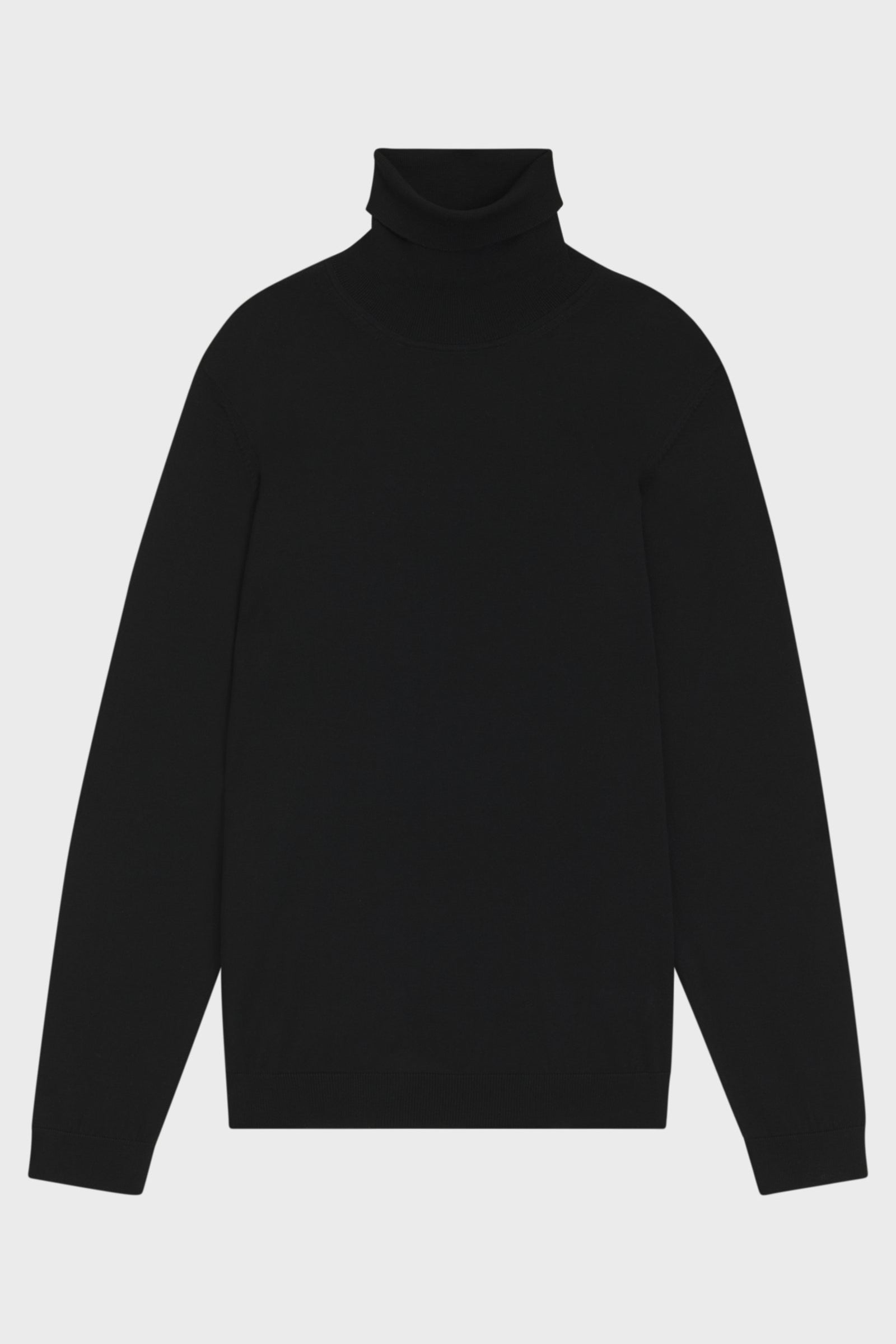 Maglia collo alto in lana merinos 50468262 10241489 01 001 BOSS Black 