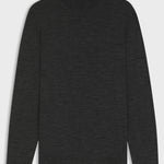 Maglia collo alto in lana merinos 50468262 10241489 01 002 BOSS Black melange 