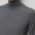 Maglia collo alto in lana merinos 50468262 10241489 01 030 BOSS Medium grey 