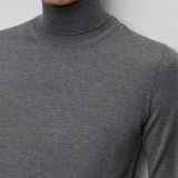 Maglia collo alto in lana merinos 50468262 10241489 01 030 BOSS Medium grey 