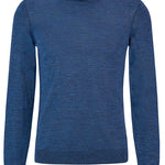 Maglia collo alto in lana merinos 50468262 10241489 01 430 BOSS Bright blue 