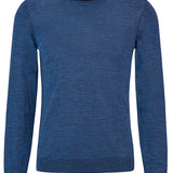Maglia collo alto in lana merinos 50468262 10241489 01 430 BOSS Bright blue 