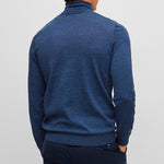 Maglia collo alto in lana merinos 50468262 10241489 01 430 BOSS Bright blue 