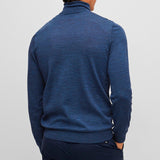 Maglia collo alto in lana merinos 50468262 10241489 01 430 BOSS Bright blue 