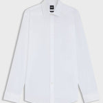 Camicia slim fit con polso da gemello 50480093 10245425 01 100 BOSS White 