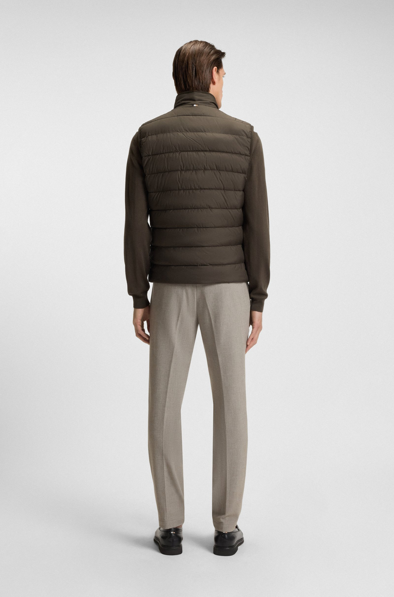 Gilet idrorepellente 50518375 10260482 01 342 BOSS Dark green 