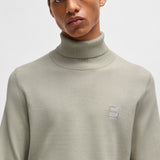 Maglia a collo alto cotone e cashmere 50527573 10265865 01 271 BOSS Light beige 