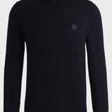 Maglia a collo alto cotone e cashmere 50527573 10265865 01 404 BOSS Dark blue 