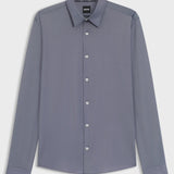 Camicia slim fit in tessuto performance 50533434 10253542 01 404 BOSS Dark blue 