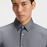 Camicia slim fit in tessuto performance 50533434 10253542 01 404 BOSS Dark blue 