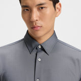 Camicia slim fit in tessuto performance 50533434 10253542 01 404 BOSS Dark blue 