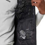 Gilet in tessuto tecnico 50541303 10252629 01 001 BOSS Black 