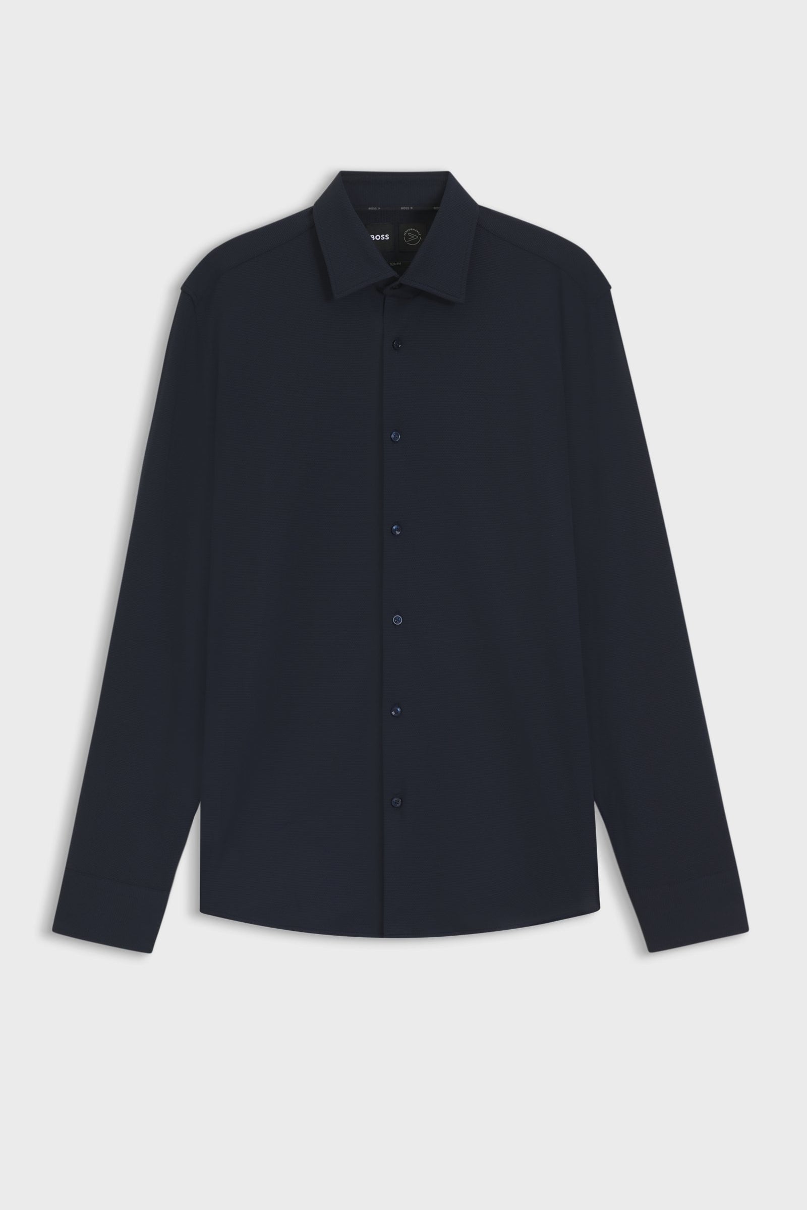 Camicia slim fit in tessuto performance 50545163 10268245 01 404 BOSS Dark blue 