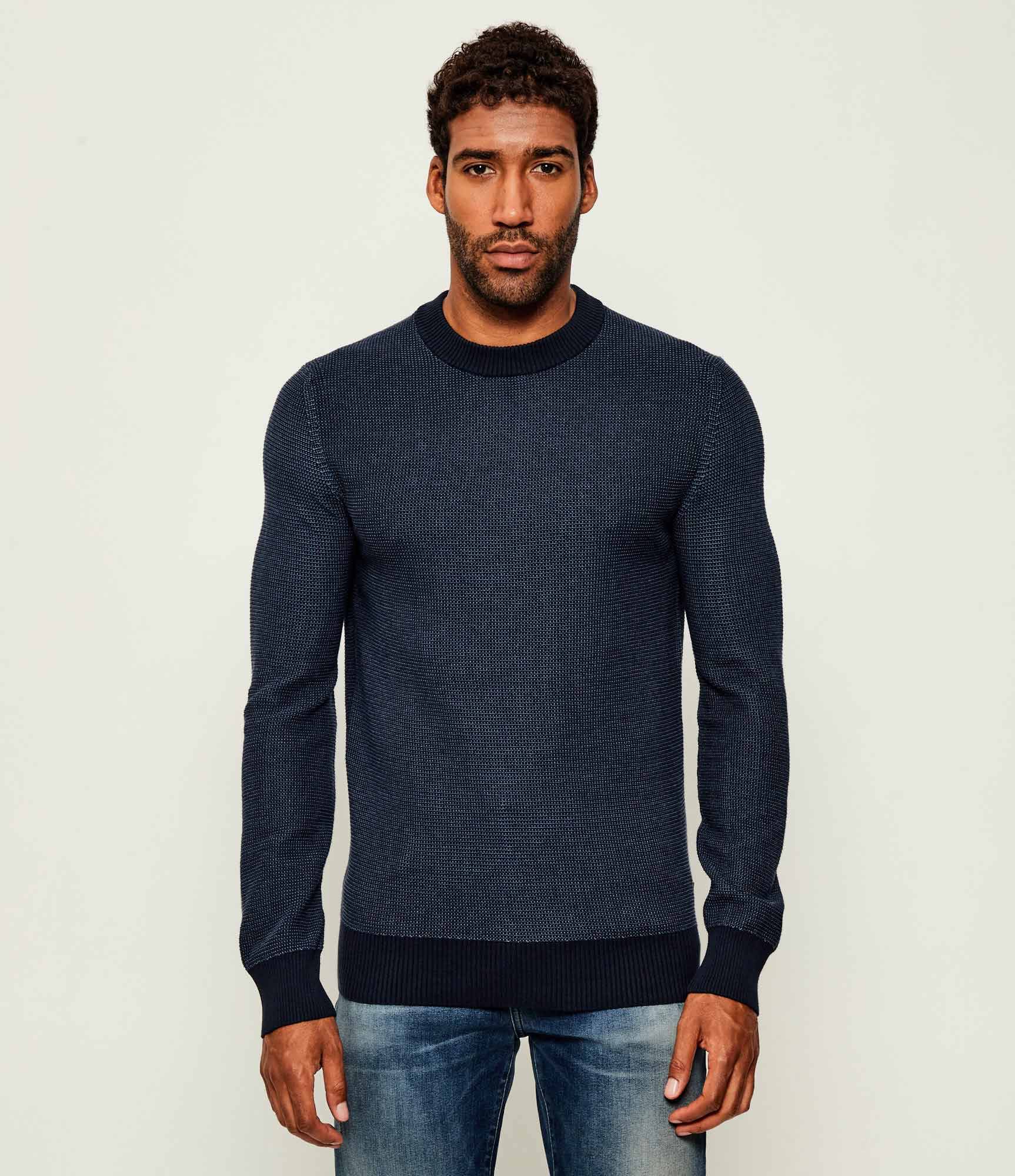 Maglia girocollo 50548673 10274222 01 404 BOSS Dark blue 