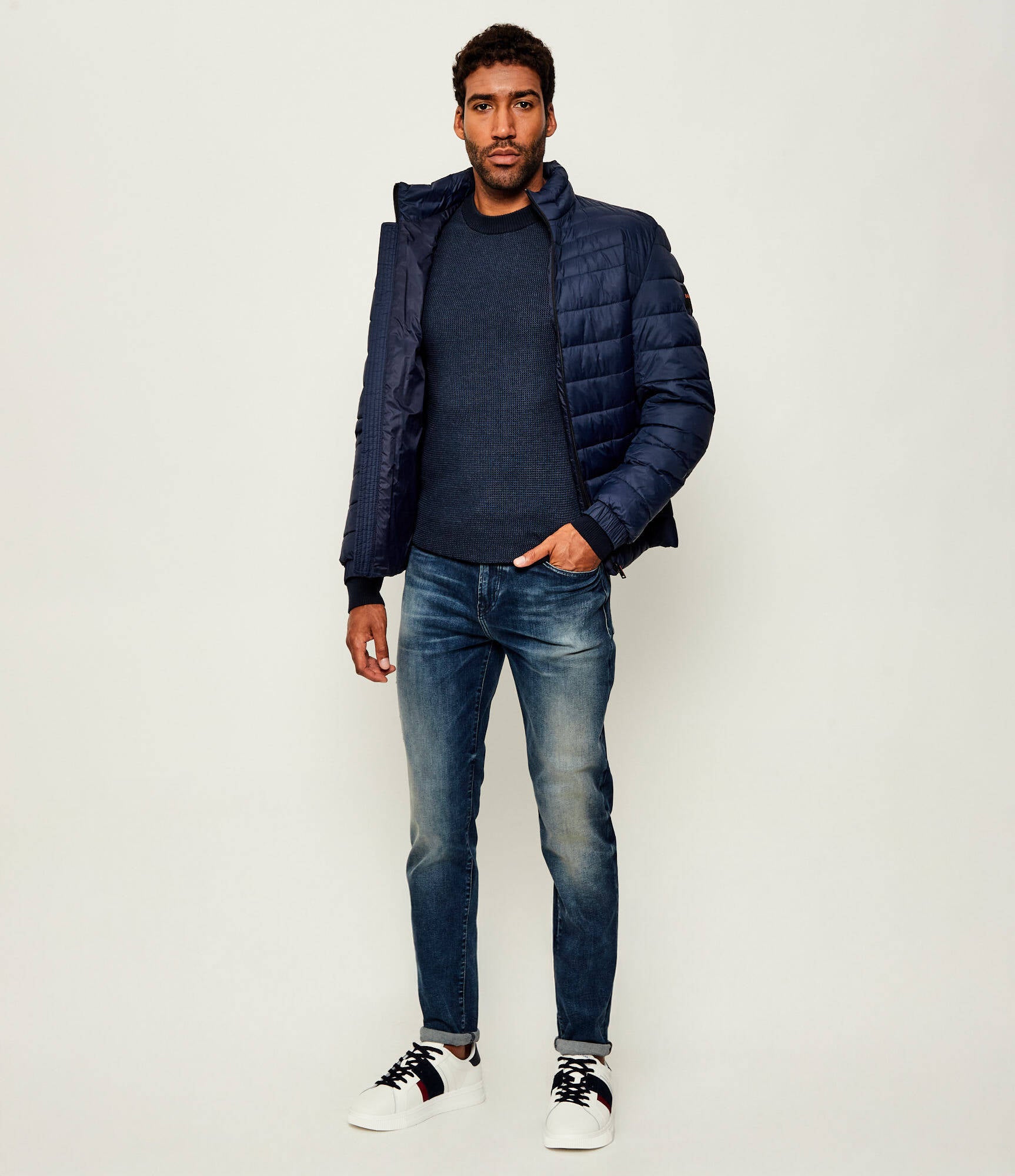Maglia girocollo 50548673 10274222 01 404 BOSS Dark blue 