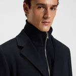 Cappotto in lana e cachemire con interno staccabile 50551085 10273687 01 404 BOSS Dark blue 