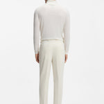 Pantalone in velluto elasticizzato 50551574 10243907 01 131 BOSS Open white 