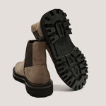 Stivali in suede 50552572 10262618 01 260 BOSS Beige 