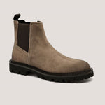 Stivali in suede 50552572 10262618 01 260 BOSS Beige 