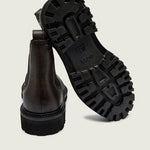 Stivali in pelle 50552573 10266544 01 205 BOSS Dark brown 
