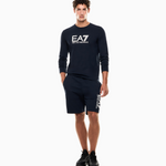 T-Shirt manica lunga 7M000900 AF10373 MB332 EA7 Blue 