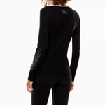T-Shirt manica lunga 7W000522 AF10373 UC001 EA7 Black 