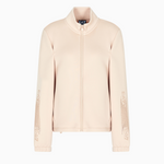 Felpa con zip logata 7W000523 AF13151 U1046 EA7 Beige 