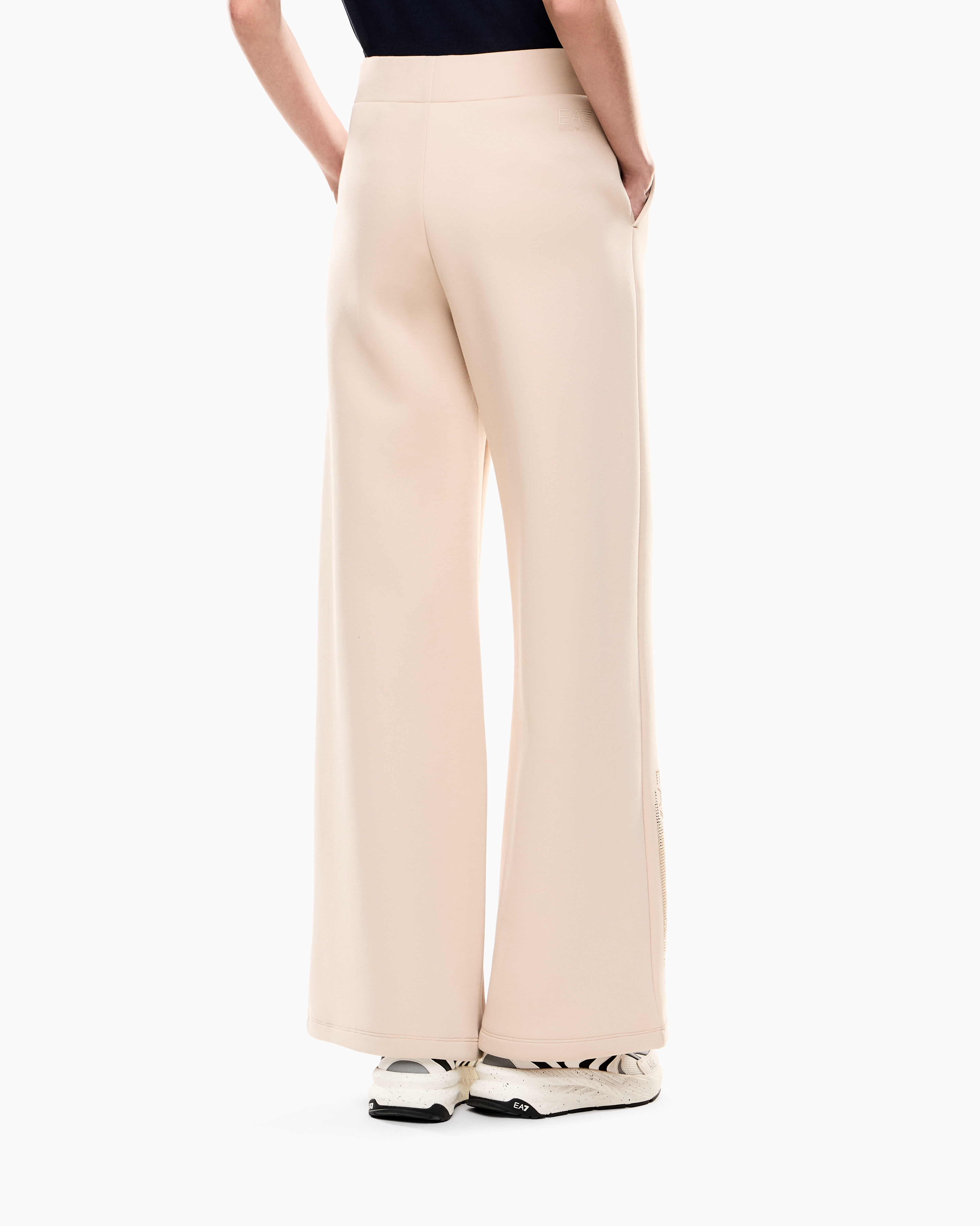 Pantalone in jersey 7W000526 AF13151 U1046 EA7 Beige 