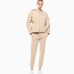 Piumino con cappuccio 7W000684 AF12475 U1046 EA7 Beige 