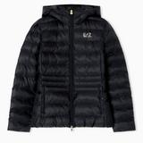 Piumino con cappuccio 7W000684 AF12475 UC0001 EA7 Black 