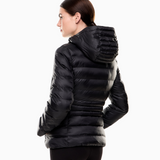 Piumino con cappuccio 7W000684 AF12475 UC0001 EA7 Black 