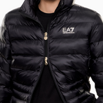 Piumino con cappuccio 7W000684 AF12475 UC0001 EA7 Black 