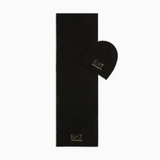 Set sciarpa e cappello 7W000717 AF16843 UC001 EA7 Black 