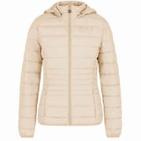 Piumino con cappuccio staccabile 8NTB23 TNF8Z U1046 EA7 Beige 