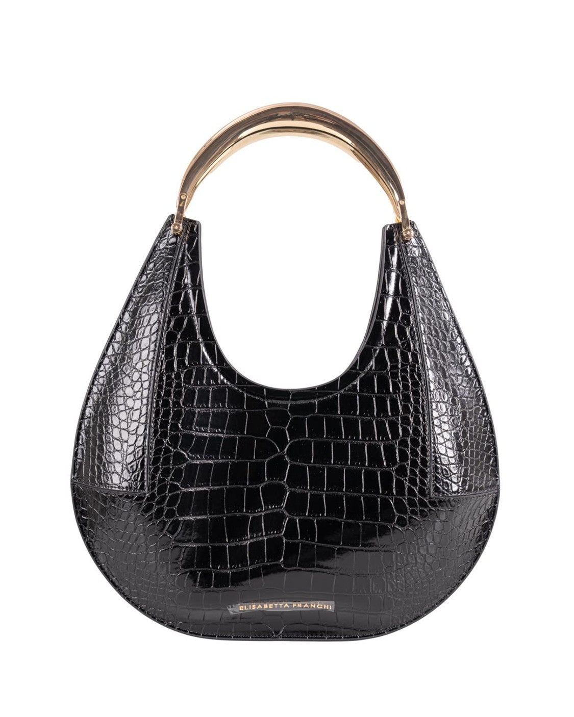 Borsa in ecopelle stampata BS28A58E2 110 ELISABETTA FRANCHI Black 