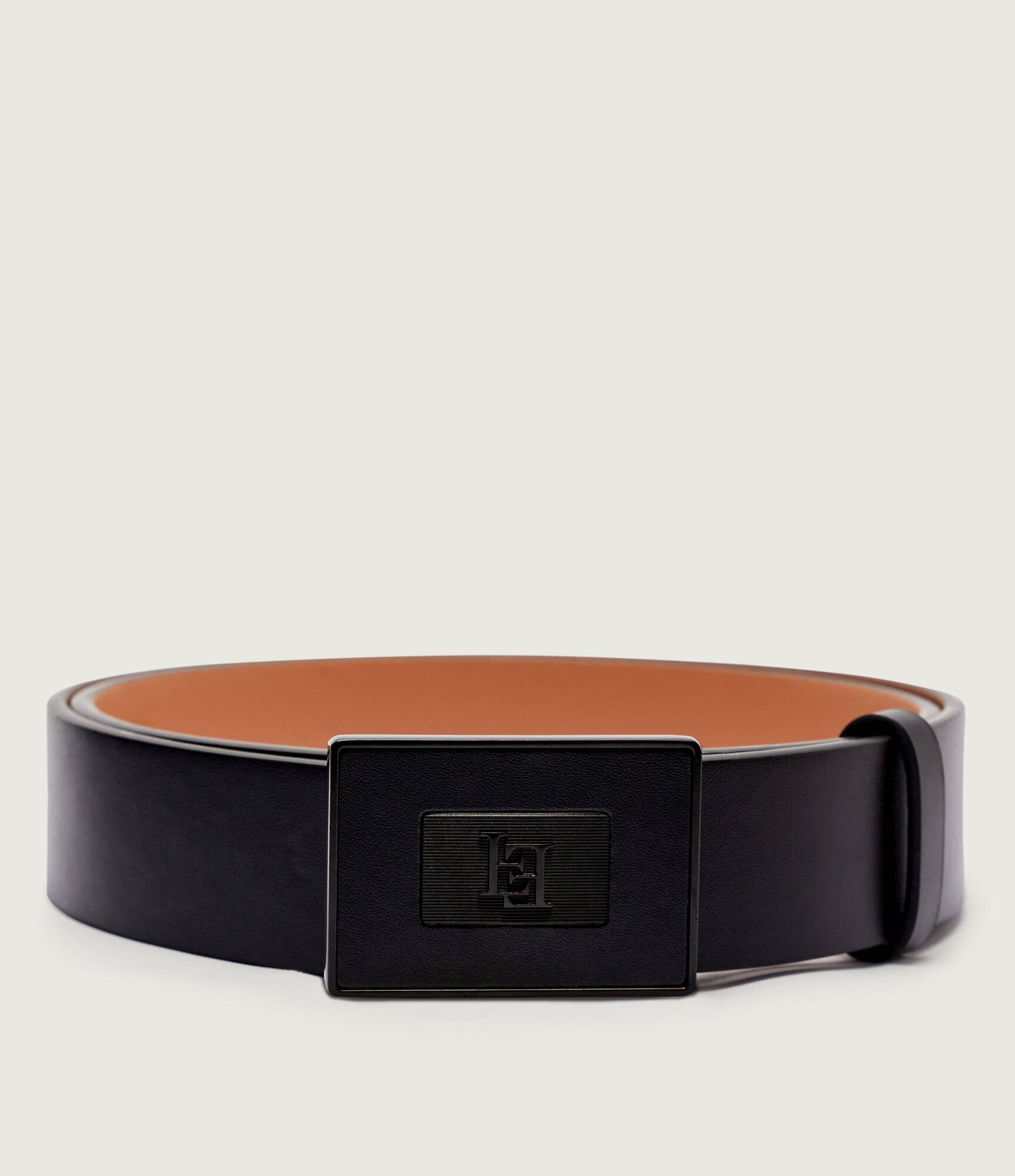 Cintura con fibbia logata CT77S56E2 110 ELISABETTA FRANCHI Nero 