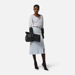 Maglione in misto cashmere con bottoni gioiello MK32S57E2 EA7 ELISABETTA FRANCHI Starlight 