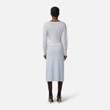 Maglione in misto cashmere con bottoni gioiello MK32S57E2 EA7 ELISABETTA FRANCHI Starlight 