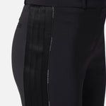 Pantaloni in crêpe leggero con dettagli smoking PA08856E2 110 ELISABETTA FRANCHI Nero 
