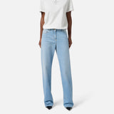 Jeans in denim con strass PJ06N56E2 192 ELISABETTA FRANCHI Light blue 