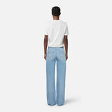 Jeans in denim con strass PJ06N56E2 192 ELISABETTA FRANCHI Light blue 