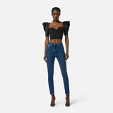 Jeans con logo PJ08I56E2 104 ELISABETTA FRANCHI Blue denim 