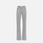 Jeans a vita doppia con logo ricamato PJ11D56E2 382 ELISABETTA FRANCHI Light grey 