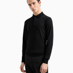 Polo in lana 8N1F43 1M67Z 0999 EMPORIO ARMANI Black 
