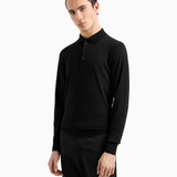 Polo in lana 8N1F43 1M67Z 0999 EMPORIO ARMANI Black 