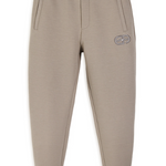 Jogger in jersey con logo ricamato 8N1PT0 1JHSZ 0643 EMPORIO ARMANI Beige 