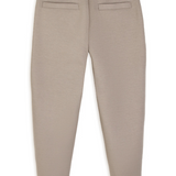 Jogger in jersey con logo ricamato 8N1PT0 1JHSZ 0643 EMPORIO ARMANI Beige 