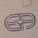 Jogger in jersey con logo ricamato 8N1PT0 1JHSZ 0643 EMPORIO ARMANI Beige 