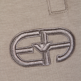 Jogger in jersey con logo ricamato 8N1PT0 1JHSZ 0643 EMPORIO ARMANI Beige 
