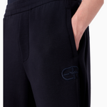 Jogger in jersey con logo ricamato 8N1PT0 1JHSZ 0920 EMPORIO ARMANI Blue 